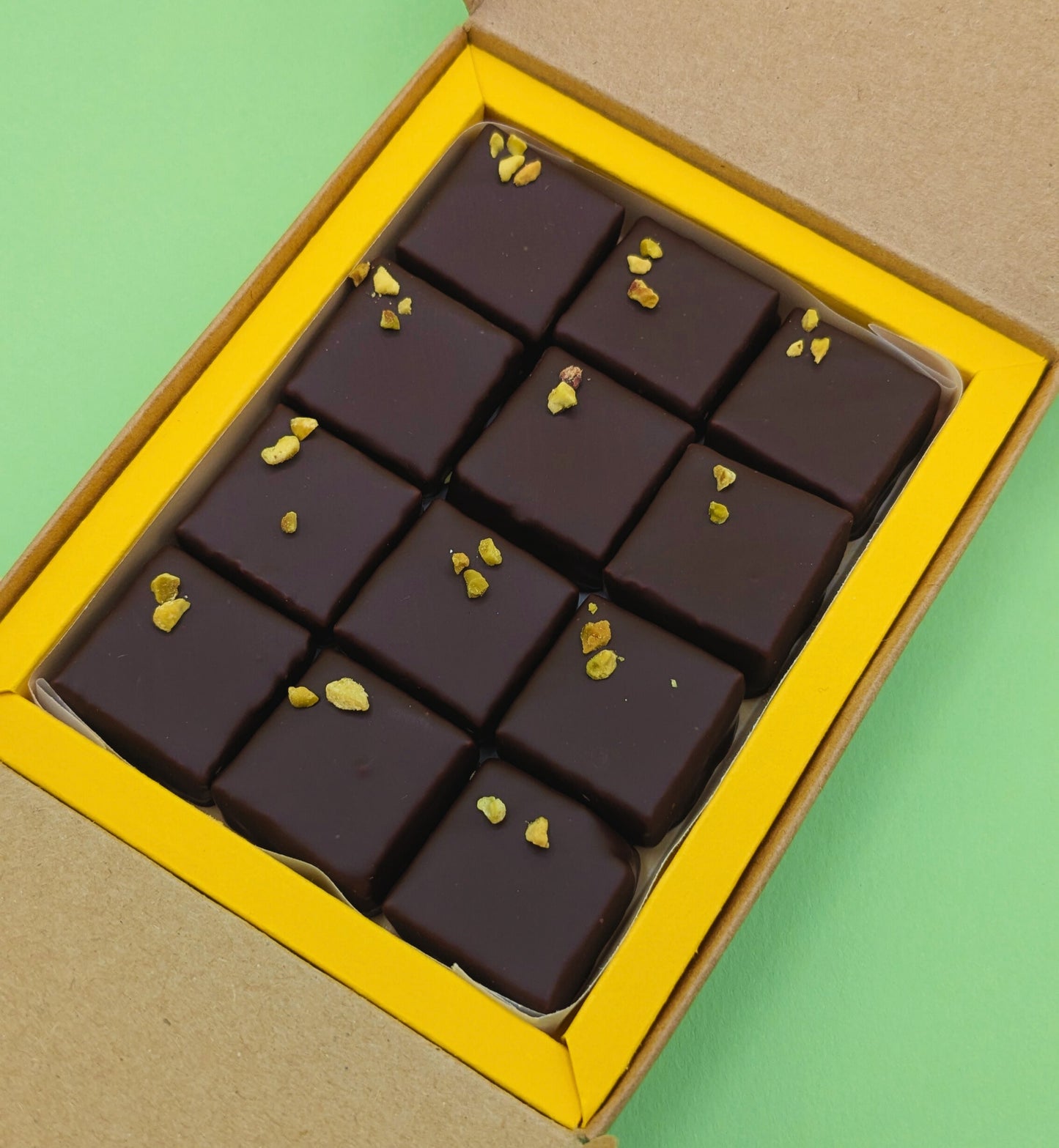 Cofanetto 12 praline "Pistacchio Totale"